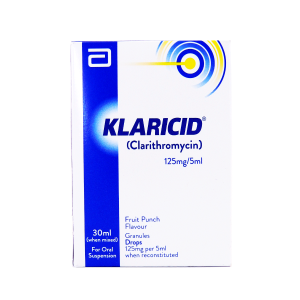 Klaricid 125mg/5ml 30ml 125mg suspension
