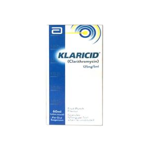 Klaricid 125mg/5ml 60ml 125mg suspension