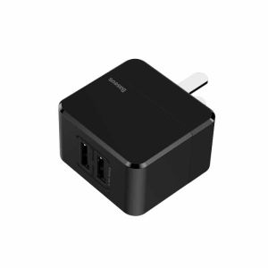 Original Baseus Mini Square Dual-U Charger Dual output (Max 3.4A)